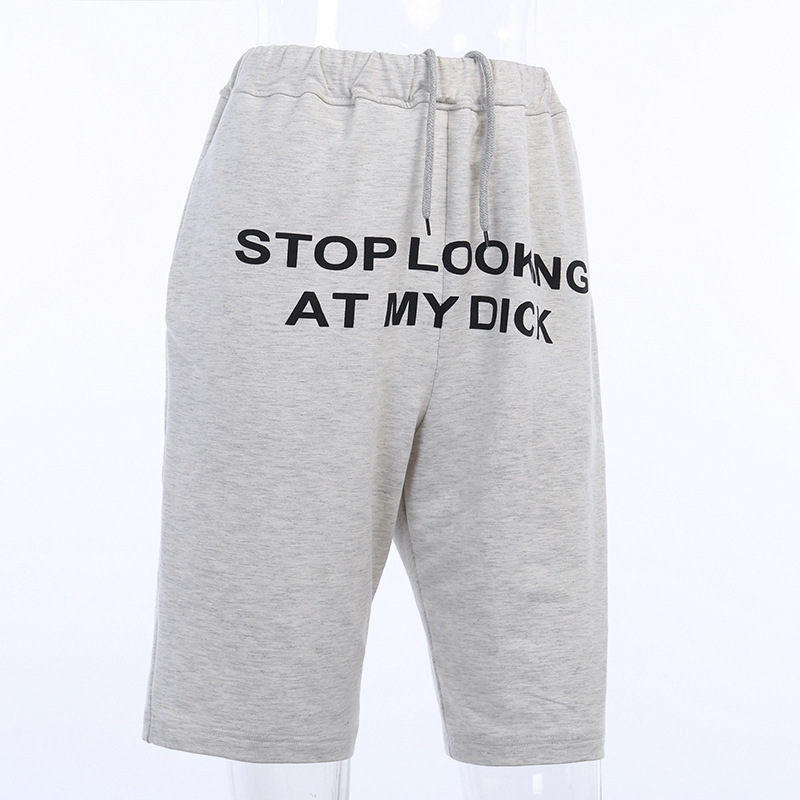 stop looking at my d sweatpants grey