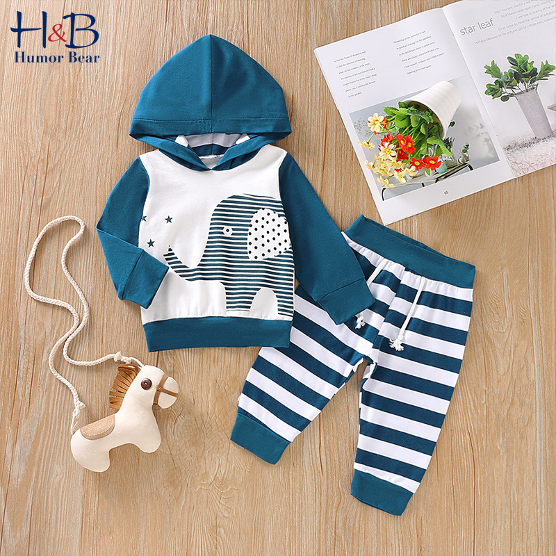 

Humor Bear Autumn Baby Boys Clothes Sets Camouflage Long Sleeves Top+Strap Trousers 2Pcs Toddler Fashion Toddler Clothing Suit, 1219 blue
