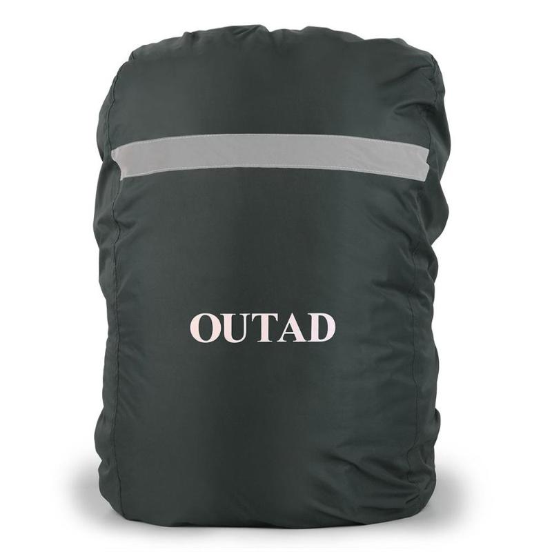 

OUTAD Reflective Waterproof Backpack Rain Cover Outdoor Sport Night Cycling Safety Light Raincover Bag Camping Hiking Bags, As pic