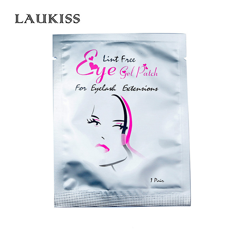 

Whosale Beauty Head Patches for Eyelash Extension Eye Pads Golden Under Individual Eye Lash Non-woven Makeup Eyelashes Extension