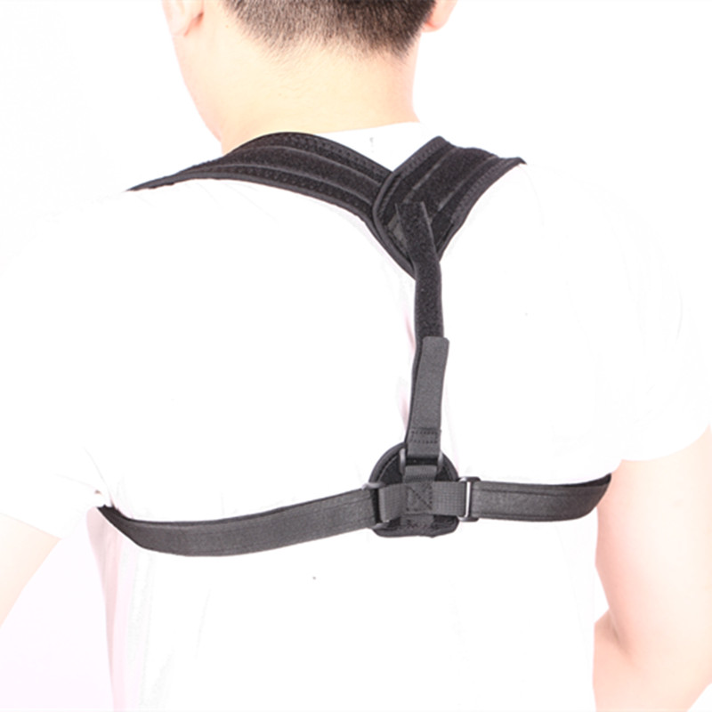 

Adjustable Back Posture Corrector Corset Back Spine Support Brace Belt Shoulder Lumbar Correction Bandage Orthosis Massager Tool, Shoulder pad