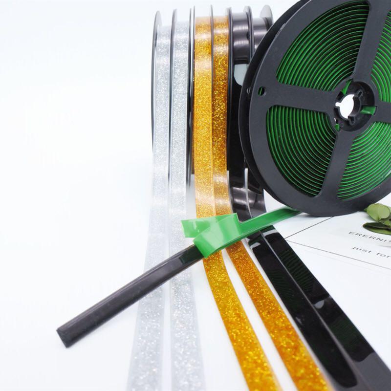 

Self-adhesive Trim Edges Tape Decorative Corner Side Edges Strip for Floor Wall Ceiling FP8, Silver
