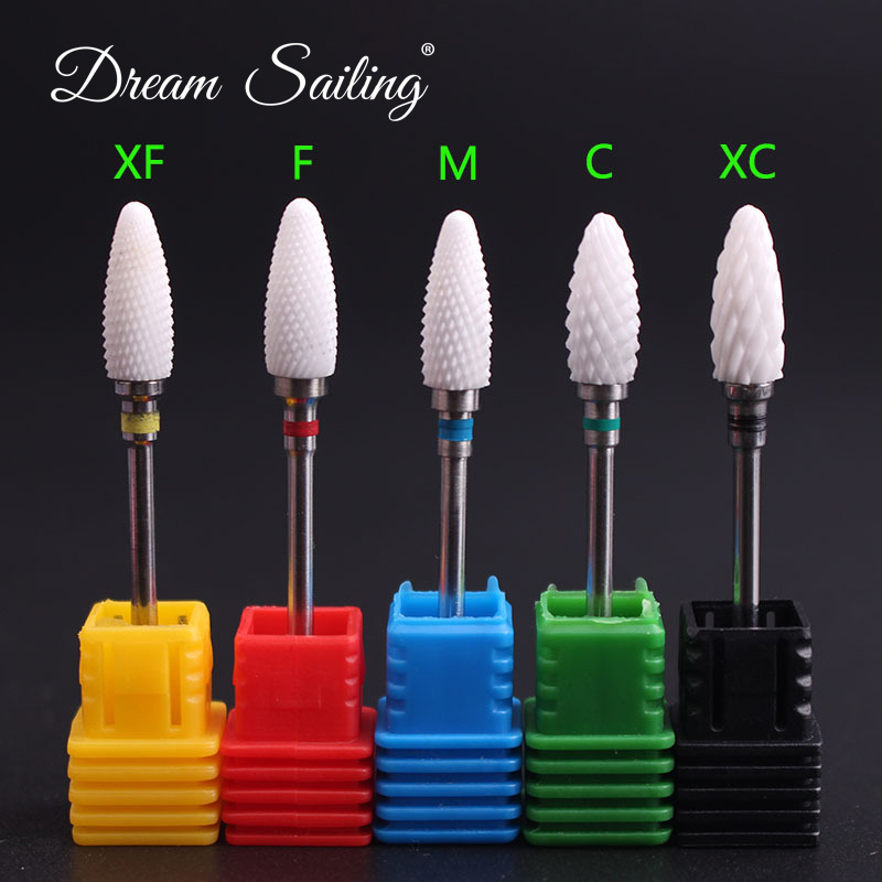 

Ceramic Carbide Nail Drill Bit Nail Art Tool Electric Manicure Drill Machine Cuticle Cleaner Accessories Milling Cutter