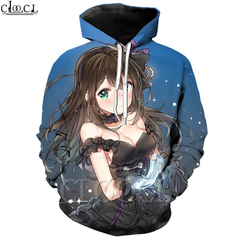 

CLOOCL Anime Girl 3D Print Harajuku Men Women Hot Selling Hoodie Sweatshirt Hip Hop Fashion Cool Streetwear Hoody Pullover, Hoodie 1