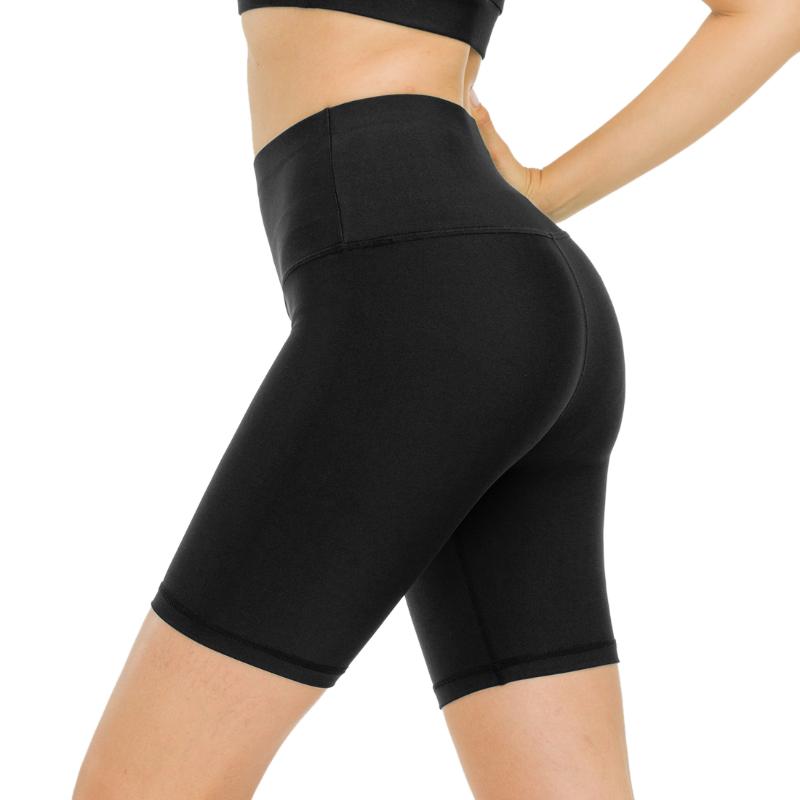 

New Women High Waist Energy Seamless Yoga Shorts Bike Cycling Shorts Push Up Hip Gym Fitness Sports Leggings Summer, Beige