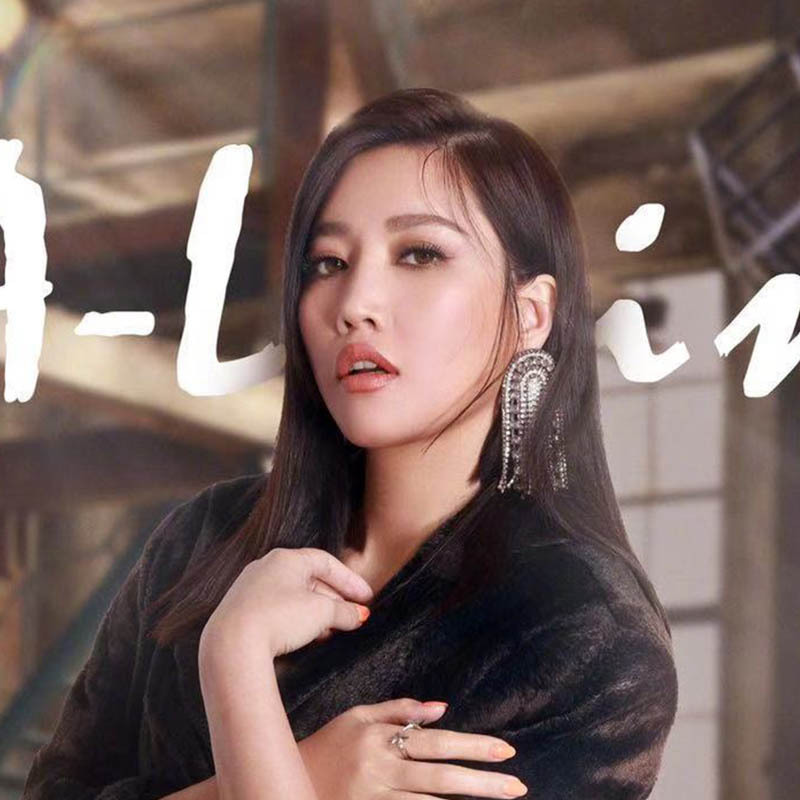 

Exaggerated acrylic Diamond arched full diamond tassel earrings female elegant temperament earrings