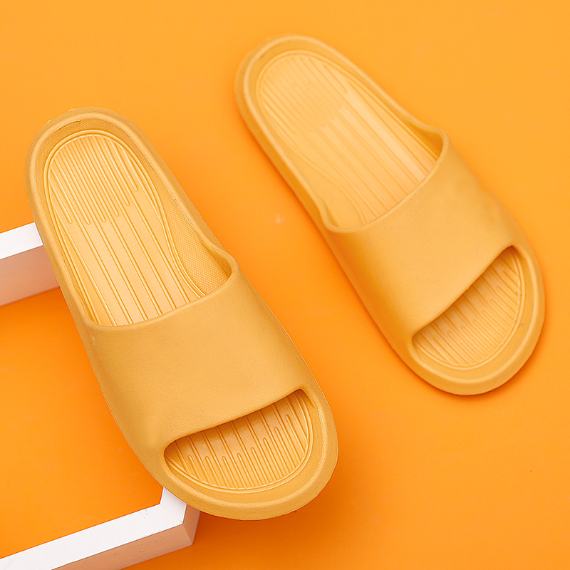 

Unisex Home Slippers Summer Indoor Floor Non-slip Slippers Couple Family Women and Men Hotel Bathroom Bath Sandal, White