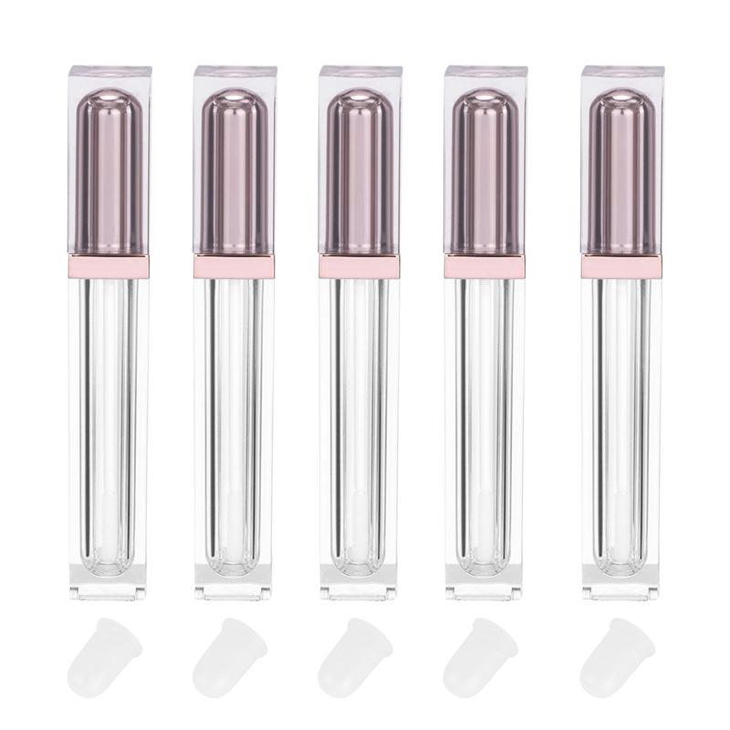 

5Pcs Empty Tube Duarble Lip Gloss Container Lip Glaze Tube for Home