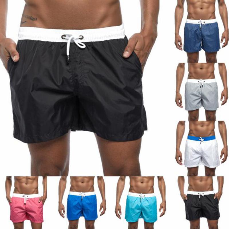 

mens pant Men's Swim Drawstring Trunks Quick Dry Beach Surfing Running Swimming, Lb