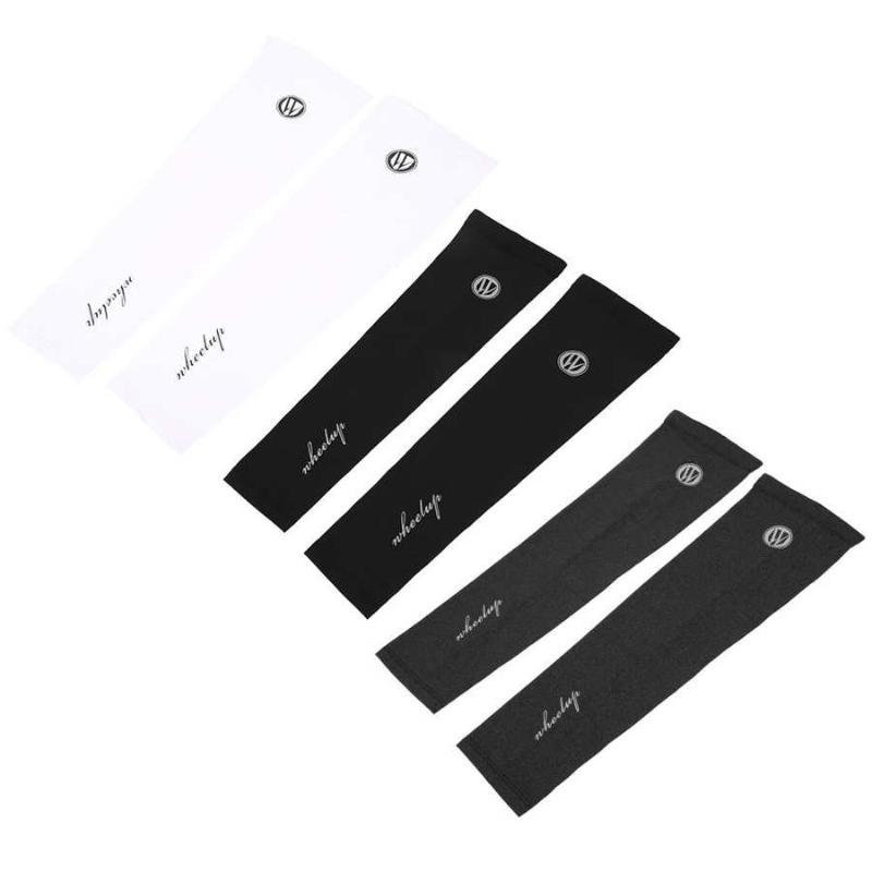 

Sunscreen Cycling Arm Sleeve Outdoor UV Protection Sleeve Breathable Summer Outdoor Basketball Cycling Arm Warmer Sleeves, White