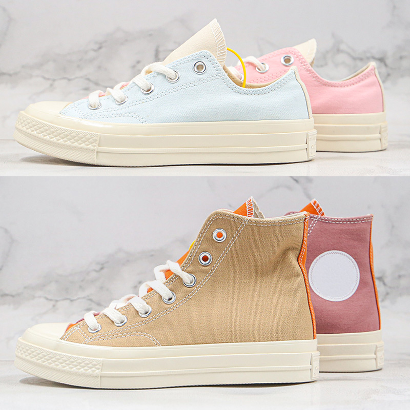 

Classic Tri-Panel Renew Chuck 70 Girls Casual Canvas Shoes 1970s Macaron Pink Blue Men Women Skateboard Sport Trainers Sneakers Size 35-44