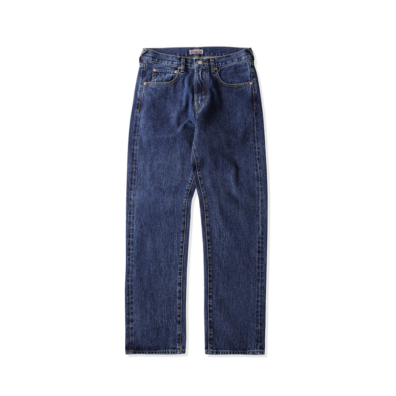 

Men's Jeans Men's Straight Jeans Standard Micro Casual Wash Red Ear Denim Retro Leggings High Quality, Blue jeans