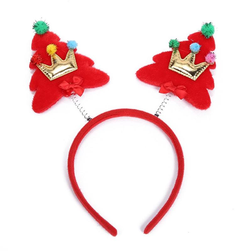 

Delicate Design Christmas Party Hairbands Temperament Simple Generous for Women Girls Lovely Cartoon Antlers Headwear