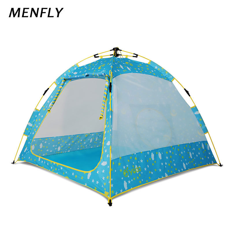 

MENFLY Outdoor Automatic Picnic Tent Children's Toy House Home Game Room Tent for Kids Play Wigwam Girl Beach Plaything Lodge