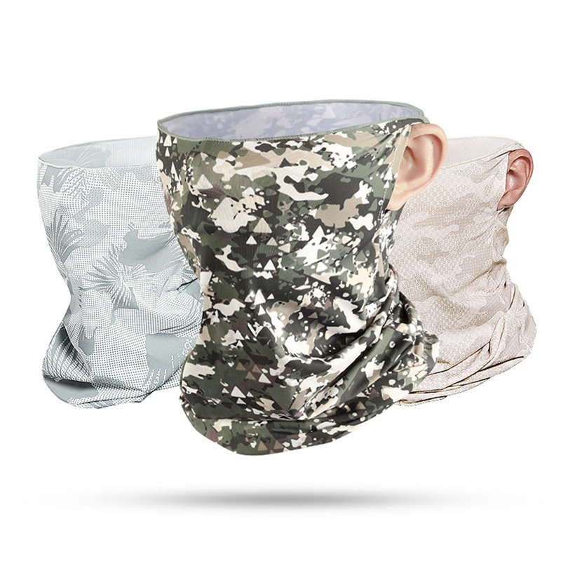 

Outdoor Tactical Bandana Breathable Face Scarf Fishing Cycling Sport Soft Smooth Elastic Tube Neck Gaiter Cover, H01