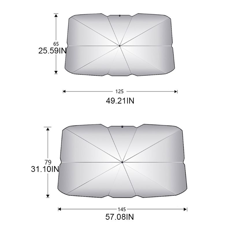 

Car Sun Shade Protector Parasol Auto Front Window Sunshade Windshield Cover Y98C