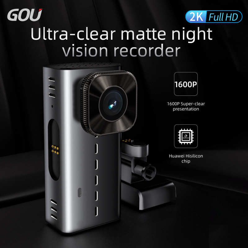 

GOU Dash Cam recording dash CAM HD 1400P Car DVR WiFi GOU Camera Monitor