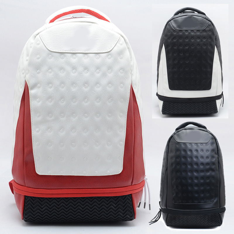 

backpack Man and woman Korean version high quality PU backpack fashion splice outdoor Mountain climbing tourism backpack new style