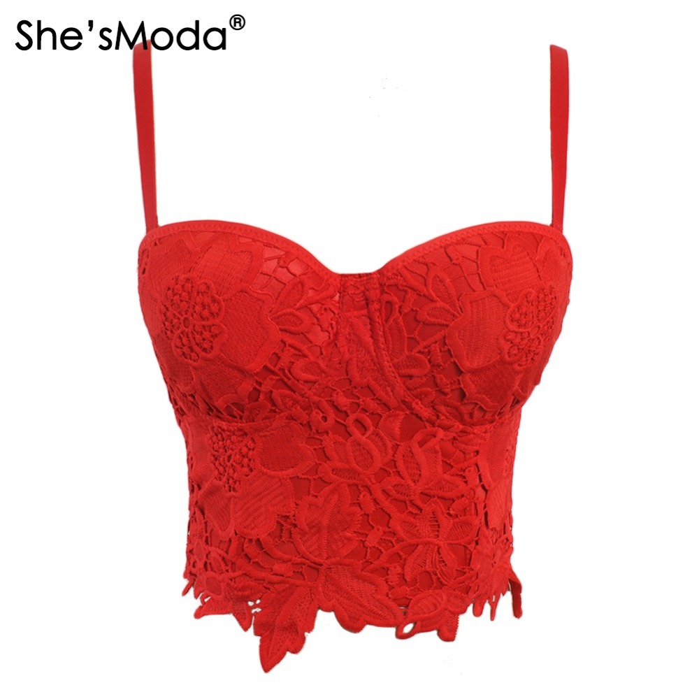 lace bustier corset top