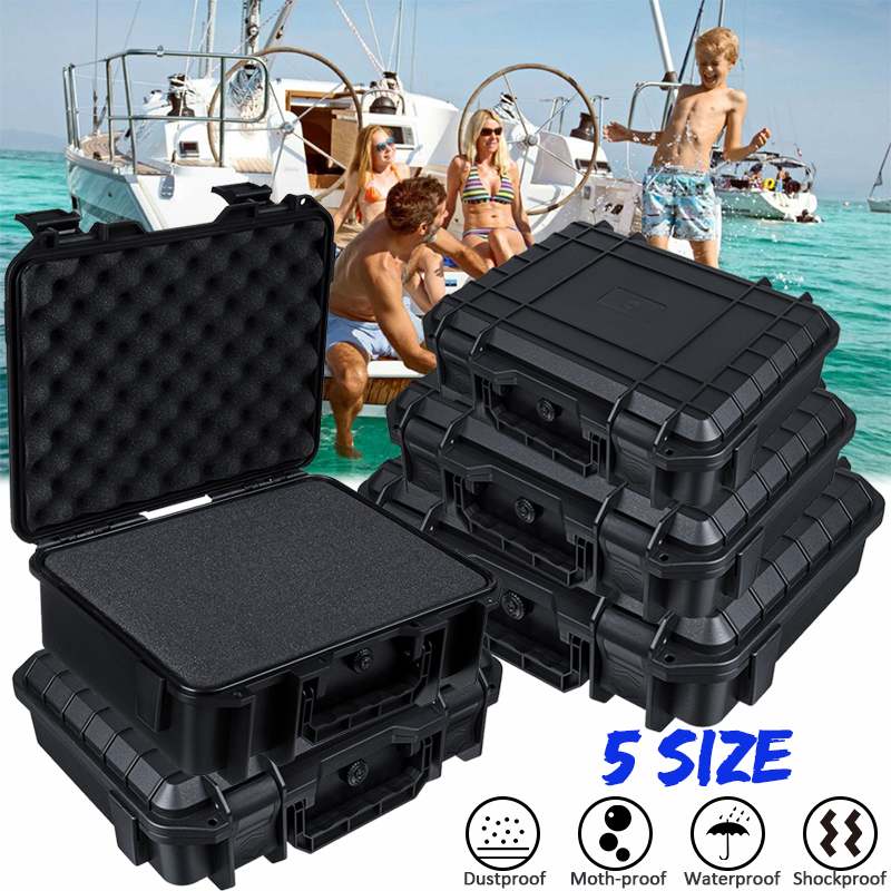 

Portable Shockproof Instrument Tool Box Tools Case Safety Protection Equipment Instrument Case Outdoor Box with Pre-cut Foam