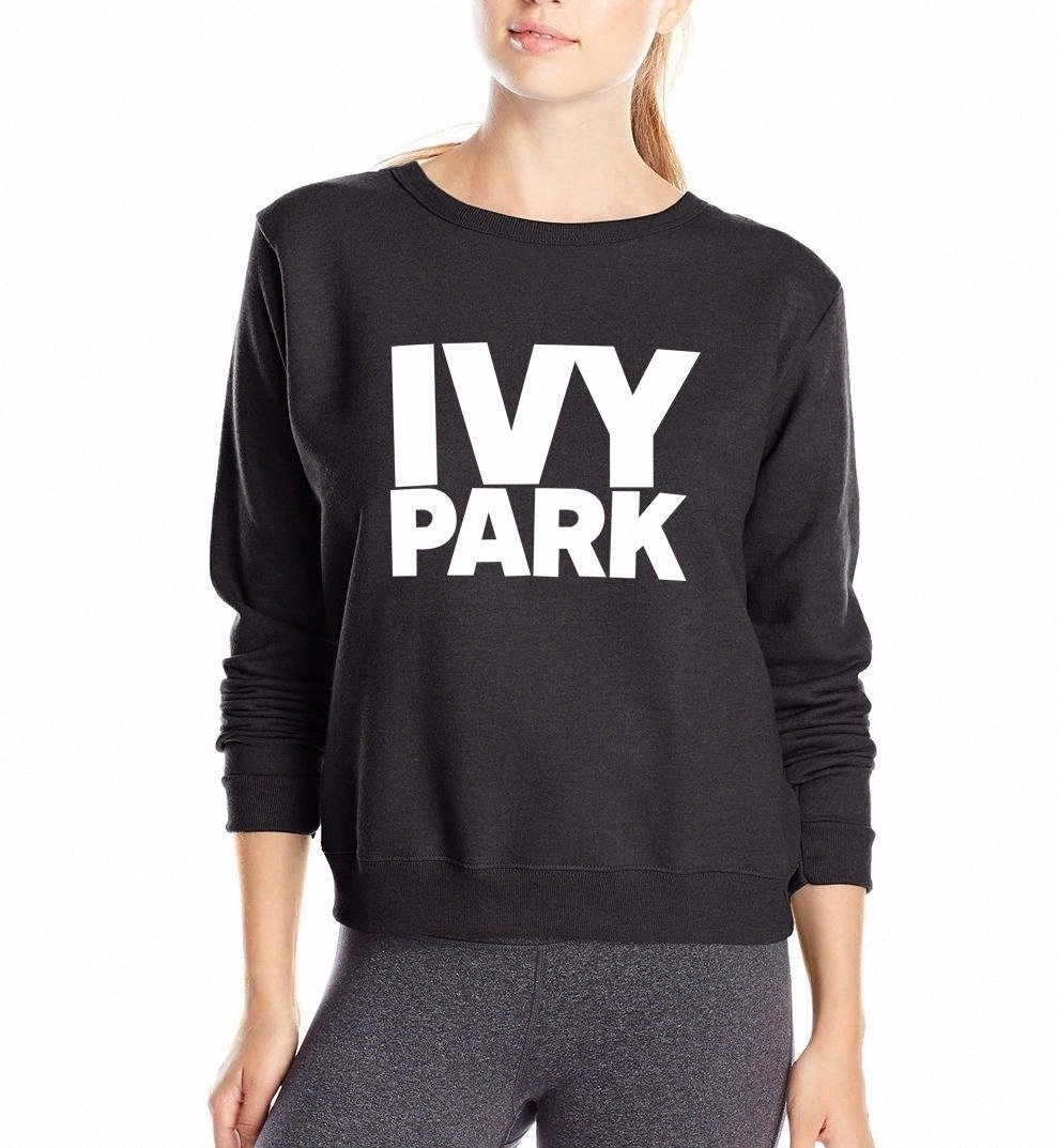 

Mens Pullover Hoodies O-Neck Cotton Blend Beyonce IVY PARK Letter Print Sweatshirts Womens Casual Hoodies Tops Jxpv#, Black