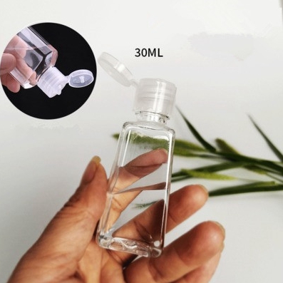 

30ML Empty Hand Sanitizer Bottles Alcohol Refillable Bottle Outdoor Portable Clear Transparent Gel Bottle PET Plastic Bottle EEA1848