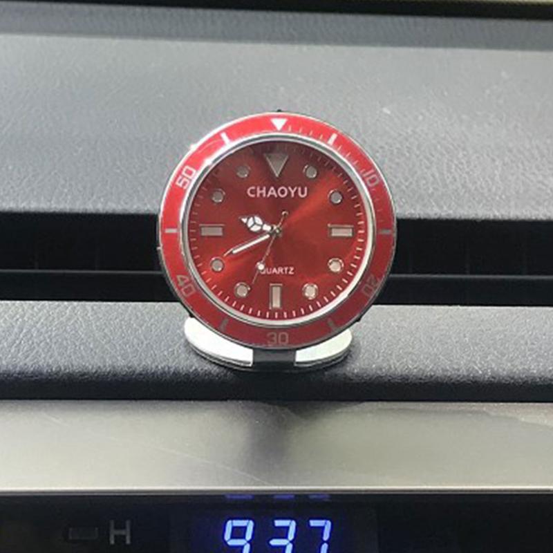 

Clock Digital Automobile Durable Interior Gift Thermometer Car Ornament Hygrometer Dashboard Decoration DIY Pointer Display