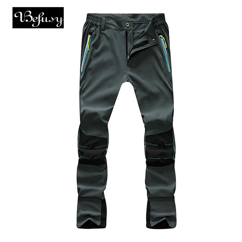 

Befusy Outdoor Summer Men Women Sports Quick Dry Pants Camping Climbing Hiking Thin Breathable Water Repellent Trousers, Men gray