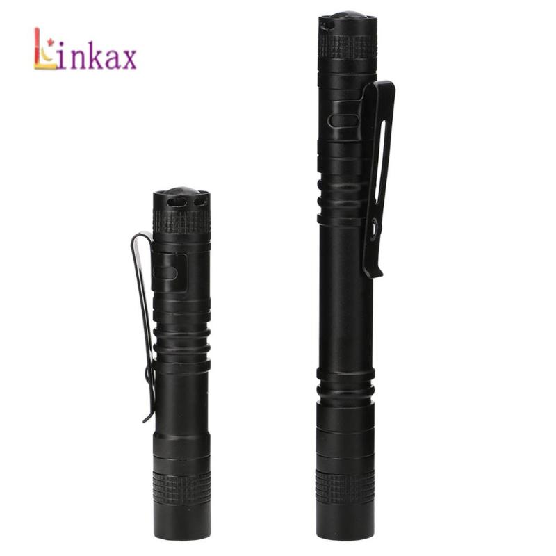 

Led Mini Penlight Q5 2000LM LED Torch Pocket Light Waterproof Lantern Battery Powerful For Hunting