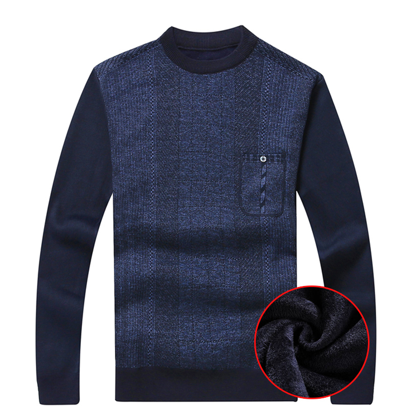 

Men's Turtleneck Solid Winter Color Casual Sweater Homme Knittwear Plus velvet Slim Fit Thicken Knitted Pullovers