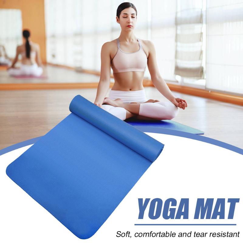 

Fitness Exercise Gym Training Yoga Mat NBR Sports Knee Elbow Bodybuilding Pad Multi-function Equipment for Exercise, Blue