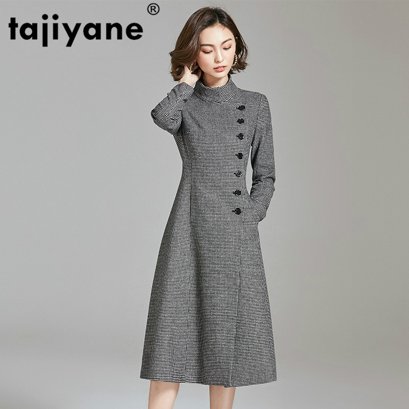 

Long Wool Coat Windbreaker Female Jacket Autumn Winter Coat Women Clothes 2020 Korean Vintage Women Tops Abrigo Mujer ZT2435, Picture color