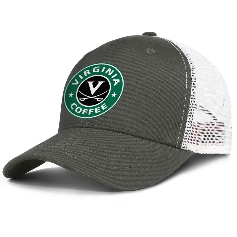 

Virginia Cavaliers Starbucks Green mens and women adjustable trucker meshcap fitted fitted custom unique baseballhats 2019 NCAA Men's, Blue;gray