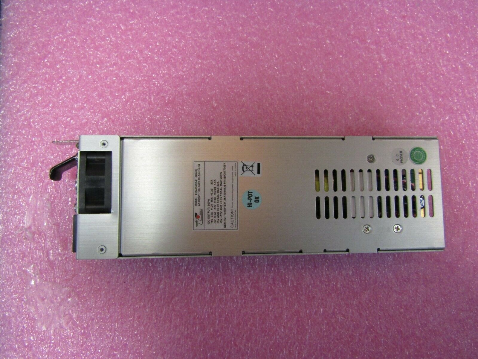 

R2G-6300P-R 300W computer Power Supplies PSU tested working Redundant Power Module