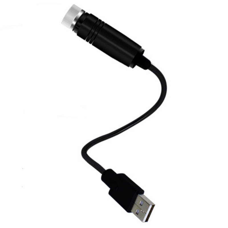

Convenient auto intorior roof armrest box Constantly bright starry sky usb lamp laser projector ambient lights