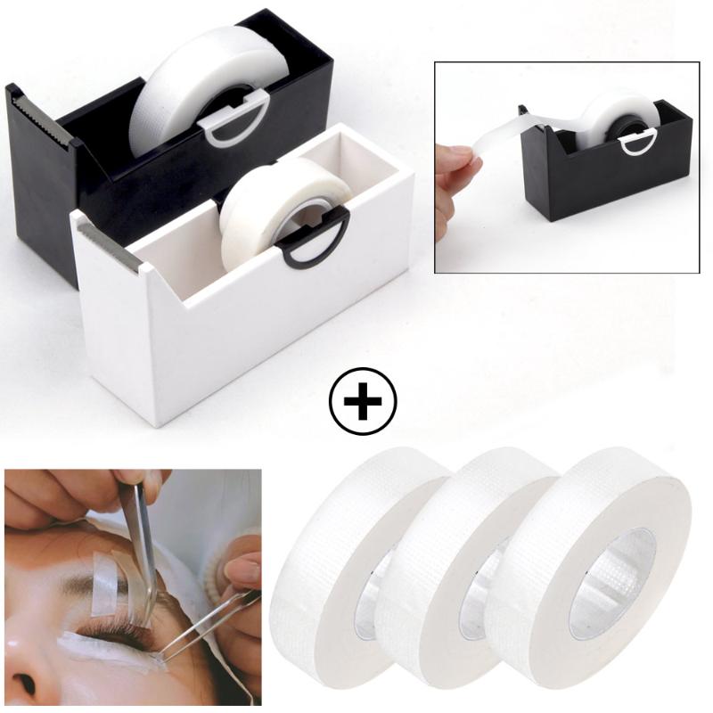 

Eyelash Extension Lint Free Eye Pads Tape Plastic Cutter Dispenser Grafting Eyelashes Adhesive Tape Holder Cutting Makeup Tools