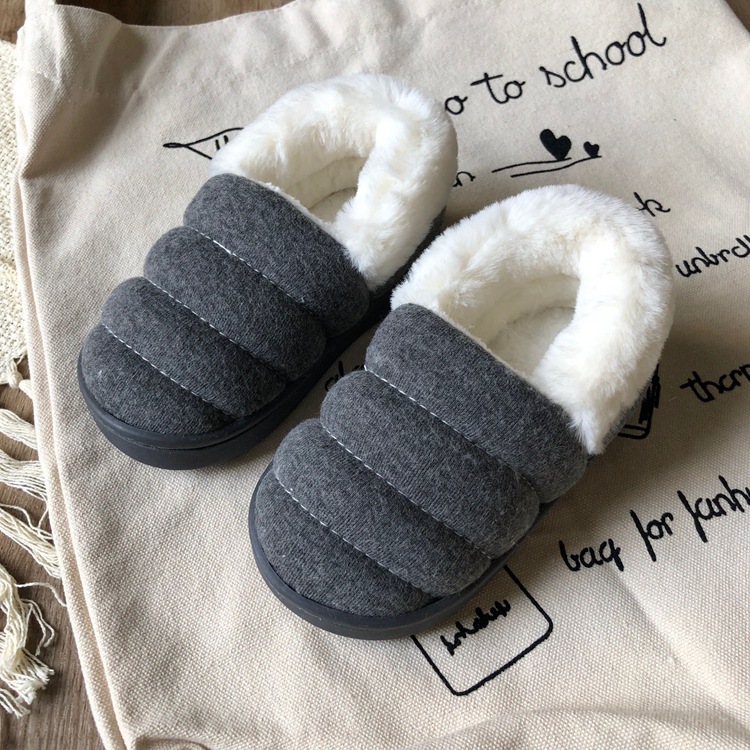 

2020 Winter New Cotton Slippers Back Cover Toddler Shoes Plush Insect Shoes For Baby Indoor Breathable Home Slipper, Pink