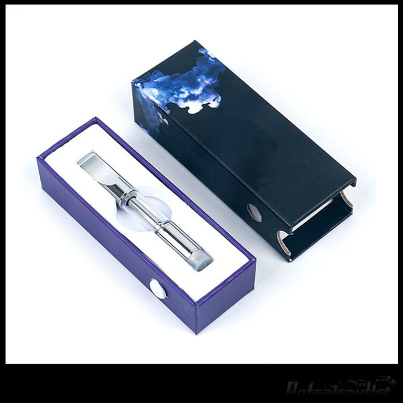 

Customized Childproof Drawer Vape Cartridge Glass Syringe Packaging Widow Box With Side Button For All Thick Oil Vaporizer Free Shipping