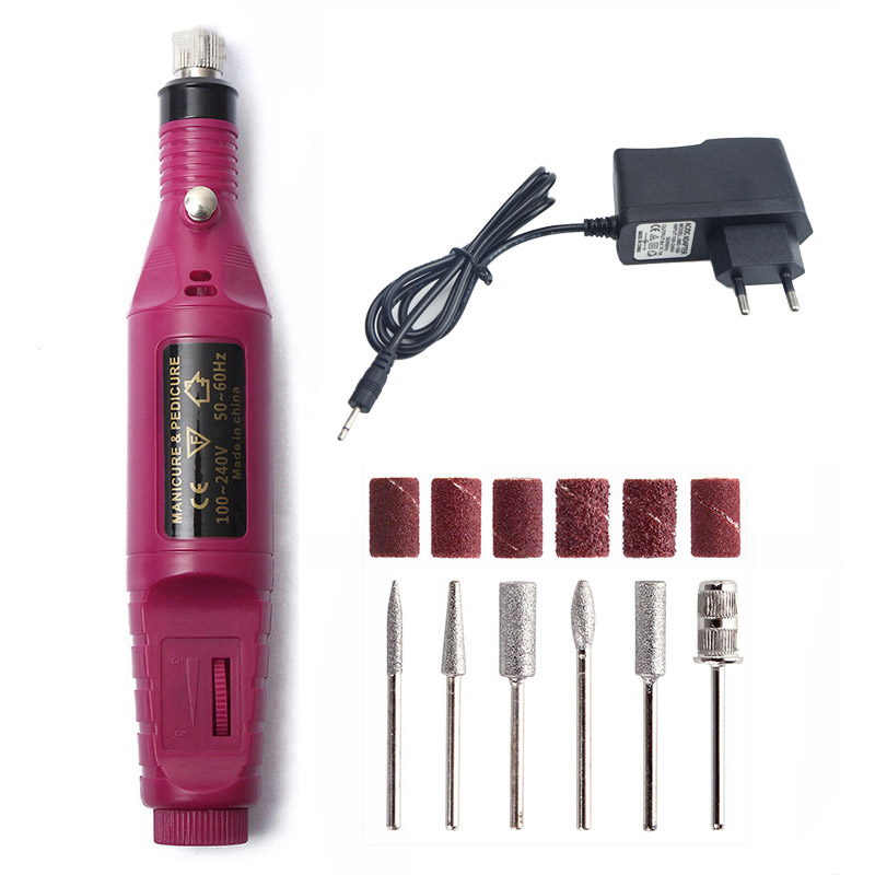 

20000RPM Electric Nail Drill Manicure Machine Used For Polishing Gel Varnish Drill Pen Bits Nail Art Tools For Salon Use