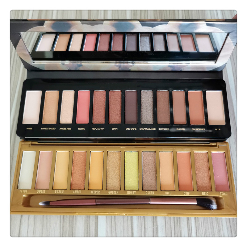 

Newest Brand cosmetic Honey Eyeshadow Palette RELOADED 12 Colors Eye Shadow Matte Shimmer Eyeshadow Heat Palettes free shipping