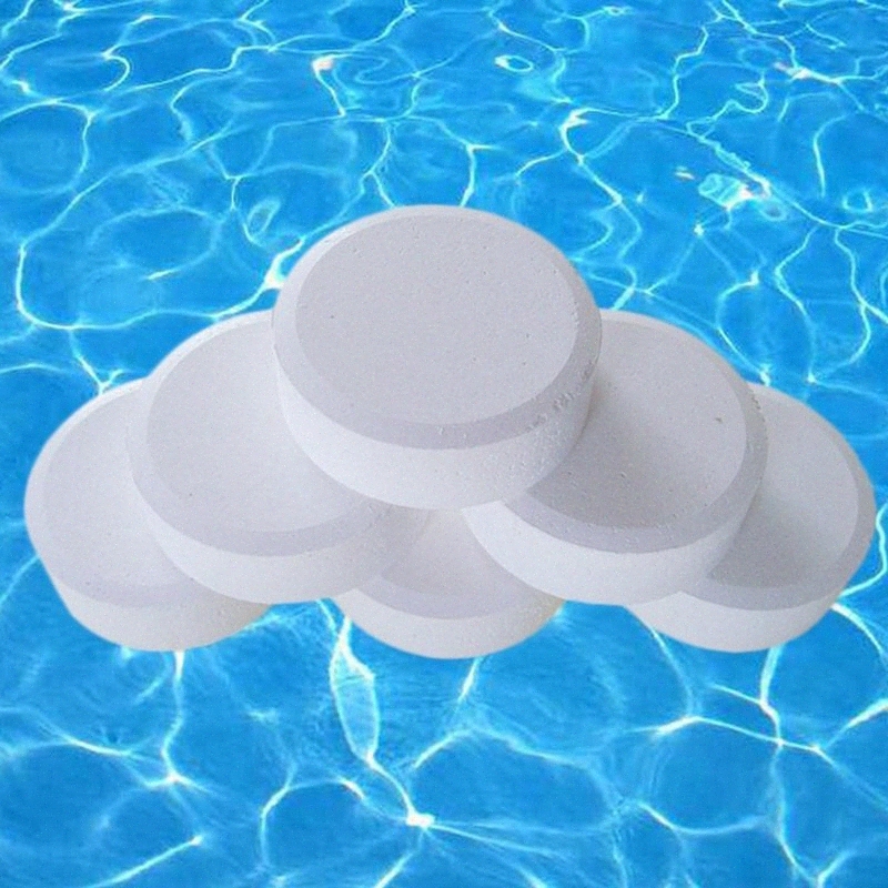 

50PCS Swimming Pool Accessories Water Sterilizer Instant Disinfection Chlorine Tablets For pools Multifunction Toilet Cleaner Sdsz#