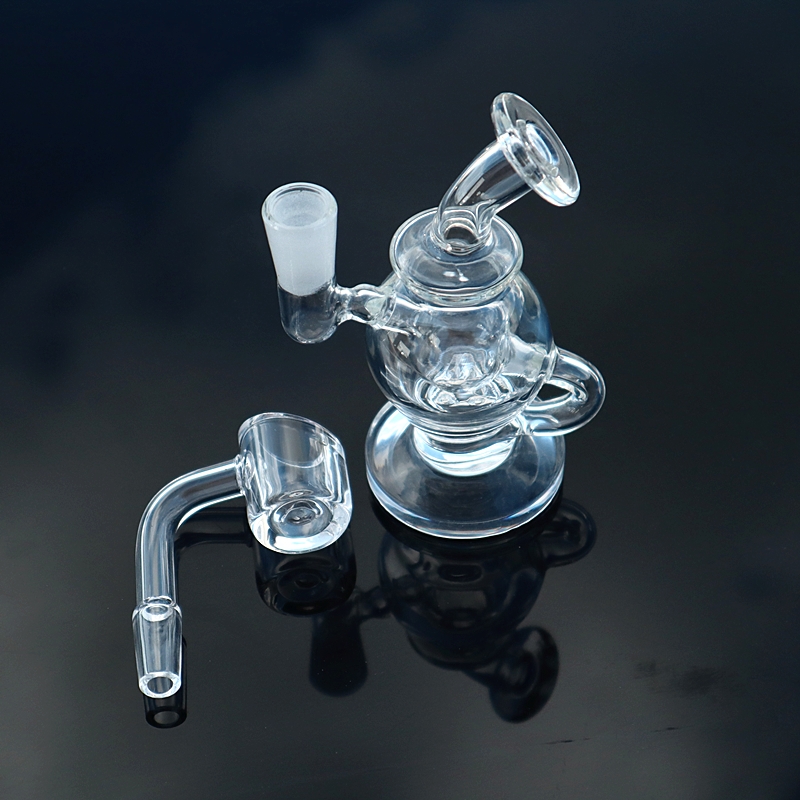 

4" Squirrel shape mini bong glass bong Small pipe recycler dab rig beaker bong glass pipe glass water pipe smoke pipes