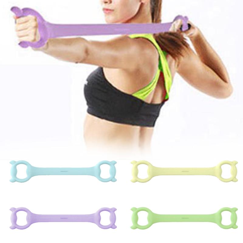 

Silicone Resistance Band Silicone Elastic Pulling For Home Fitness Training Resistance Trainers Belt