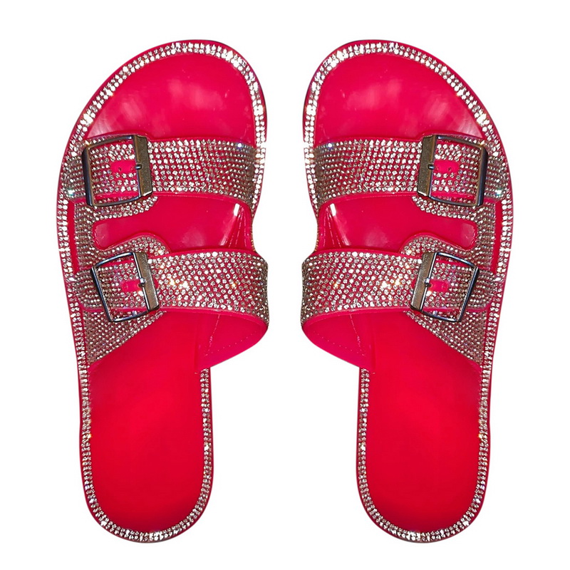 

Summer Sandals For Women Shoes Comfortable Soft Flash Women Sandals Flat shoes Low Heels Flat Bottom Ladies, Green