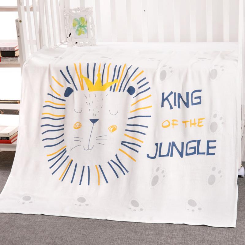 

Toddler Blanket Double Bamboo Fiber Water Absorption Summer Thin Baby Air Conditioning Quilts Quick-drying Anti-mite Covers