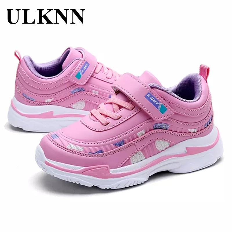 

ULKNN Children's Shoes Pink Sneakers For Girls Fashion Soft Non-Slip Shoe Sole Comfortable Cute Climbing Footwear Casual Flat