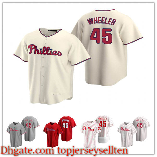 

Phillies MEN WOMEN YOUTH 45 Zack Wheeler 2020 Authentic baseball Jersey