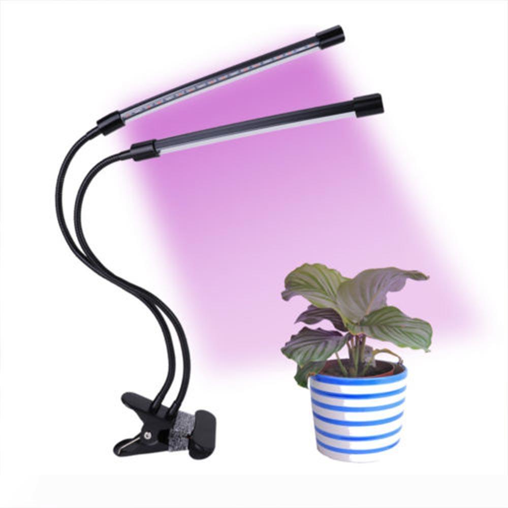 

Dimmable Timing Equipment Light Clip Plant Light Double Plant Growth Fill Light Black Suitable for Indoor