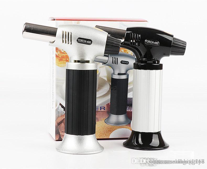 

1300C Chef Blowtorch Jet Flame Lighters Torch Lighter Kitchen Cooking Soldering Brazing gas lighter torch lighter gas lighters