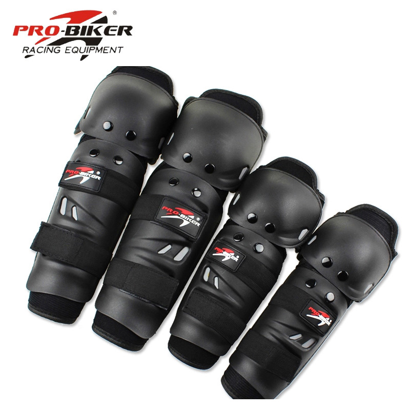 

PRO-BIKER Motorcycle Cycling Elbow Knee Pads kneepad guard Motocross protection eq
